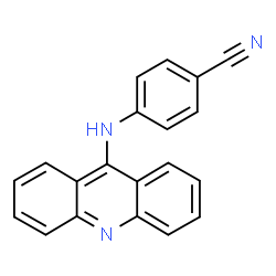 ChemSpider 2D Image | 4-(9-Acridinylamino)benzonitrile | C20H13N3