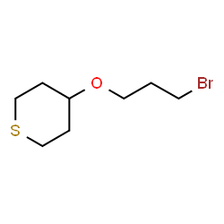 ChemSpider 2D Image | 4-(3-Bromopropoxy)tetrahydro-2H-thiopyran | C8H15BrOS