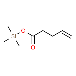 ChemSpider 2D Image | Trimethylsilyl 4-pentenoate | C8H16O2Si