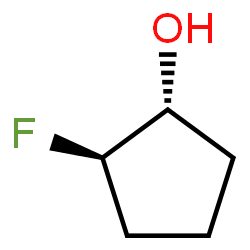 ChemSpider 2D Image | (1R,2R)-2-Fluorocyclopentanol | C5H9FO