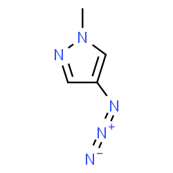 ChemSpider 2D Image | 4-Azido-1-methyl-1H-pyrazole | C4H5N5