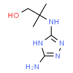 ChemSpider 2D Image | 2-[(5-Amino-4H-1,2,4-triazol-3-yl)amino]-2-methyl-1-propanol | C6H13N5O