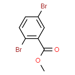 ChemSpider 2D Image | Methyl 2,5-Dibromobenzoate | C8H6Br2O2