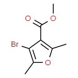 ChemSpider 2D Image | Methyl 4-bromo-2,5-dimethyl-3-furoate | C8H9BrO3