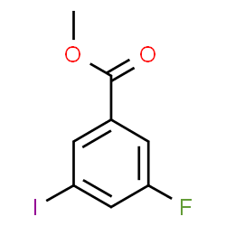 ChemSpider 2D Image | Methyl 3-fluoro-5-iodobenzoate | C8H6FIO2