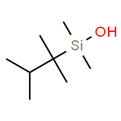 ChemSpider 2D Image | Dimethyl(1,1,2-trimethylpropyl)silanol | C8H20OSi