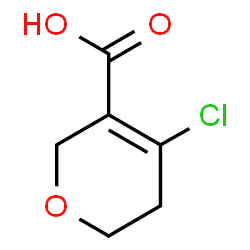 ChemSpider 2D Image | 4-Chloro-5,6-dihydro-2H-pyran-3-carboxylic acid | C6H7ClO3