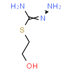 ChemSpider 2D Image | 2-Hydroxyethyl carbamohydrazonothioate | C3H9N3OS