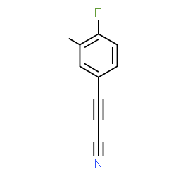 ChemSpider 2D Image | 3-(3,4-Difluorophenyl)-2-propynenitrile | C9H3F2N