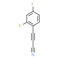 ChemSpider 2D Image | 3-(2,4-Difluorophenyl)-2-propynenitrile | C9H3F2N
