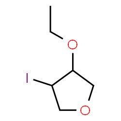 ChemSpider 2D Image | 3-Ethoxy-4-iodotetrahydrofuran | C6H11IO2