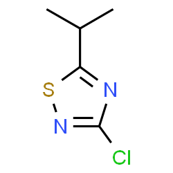 ChemSpider 2D Image | 3-Chloro-5-isopropyl-1,2,4-thiadiazole | C5H7ClN2S