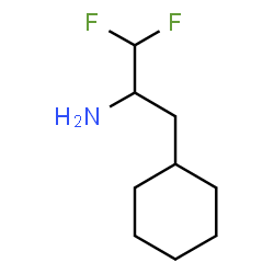 ChemSpider 2D Image | 3-Cyclohexyl-1,1-difluoro-2-propanamine | C9H17F2N