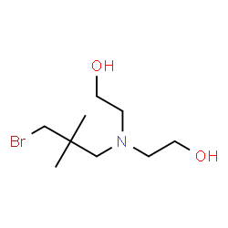 ChemSpider 2D Image | 2,2'-[(3-Bromo-2,2-dimethylpropyl)imino]diethanol | C9H20BrNO2