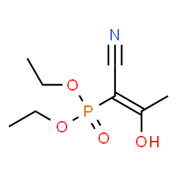 ChemSpider 2D Image | Diethyl [(1Z)-1-cyano-2-hydroxy-1-propen-1-yl]phosphonate | C8H14NO4P
