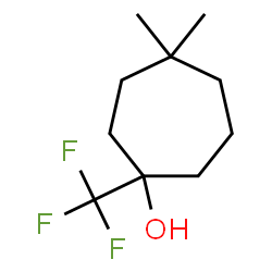ChemSpider 2D Image | 4,4-Dimethyl-1-(trifluoromethyl)cycloheptanol | C10H17F3O