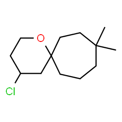 ChemSpider 2D Image | 4-Chloro-9,9-dimethyl-1-oxaspiro[5.6]dodecane | C13H23ClO