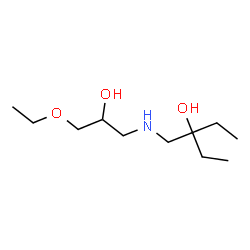 ChemSpider 2D Image | 3-{[(3-Ethoxy-2-hydroxypropyl)amino]methyl}-3-pentanol | C11H25NO3
