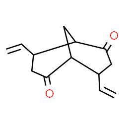 ChemSpider 2D Image | 4,8-Divinylbicyclo[3.3.1]nonane-2,6-dione | C13H16O2