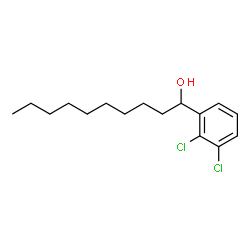 ChemSpider 2D Image | 1-(2,3-Dichlorophenyl)-1-decanol | C16H24Cl2O