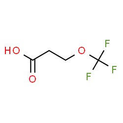 ChemSpider 2D Image | 3-(Trifluoromethoxy)propanoic acid | C4H5F3O3