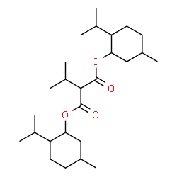 ChemSpider 2D Image | Malonic acid, isopropyl-, di-(-)-menthyl ester | C26H46O4