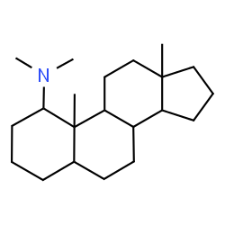 ChemSpider 2D Image | N,N-Dimethylandrostan-1-amine | C21H37N