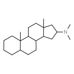 ChemSpider 2D Image | N,N-Dimethylandrostan-16-amine | C21H37N