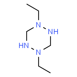 ChemSpider 2D Image | 1,4-Diethyl-1,2,4,5-tetrazinane | C6H16N4