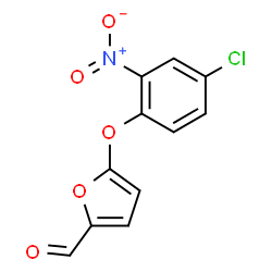 ChemSpider 2D Image | 5-(4-Chloro-2-nitrophenoxy)-2-furaldehyde | C11H6ClNO5