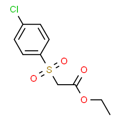 ChemSpider 2D Image | Ethyl [(4-chlorophenyl)sulfonyl]acetate | C10H11ClO4S