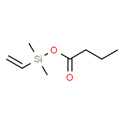 ChemSpider 2D Image | Dimethyl(vinyl)silyl butyrate | C8H16O2Si