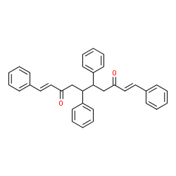 ChemSpider 2D Image | (1E,9E)-1,5,6,10-Tetraphenyl-1,9-decadiene-3,8-dione | C34H30O2