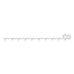ChemSpider 2D Image | Menaquinone 9 | C56H80O2