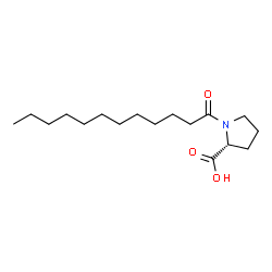 ChemSpider 2D Image | 1-Dodecanoyl-D-proline | C17H31NO3