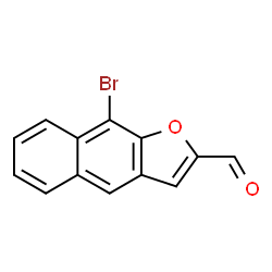 ChemSpider 2D Image | 9-Bromonaphtho[2,3-b]furan-2-carbaldehyde | C13H7BrO2