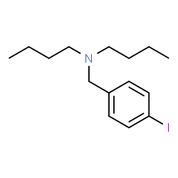 ChemSpider 2D Image | N-Butyl-N-(4-iodobenzyl)-1-butanamine | C15H24IN
