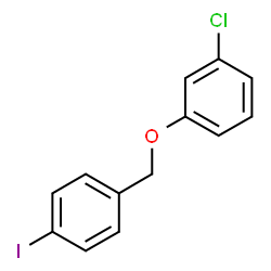 ChemSpider 2D Image | 1-Chloro-3-[(4-iodobenzyl)oxy]benzene | C13H10ClIO