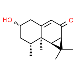 ChemSpider 2D Image | (2alpha)-2-Hydroxyaristol-9-en-8-one | C15H22O2