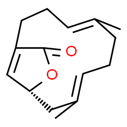 ChemSpider 2D Image | (11R)-5,9-Dimethyl-12-oxabicyclo[9.2.1]tetradeca-1(14),4,8-trien-13-one | C15H20O2