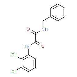 ChemSpider 2D Image | N-Benzyl-N'-(2,3-dichlorophenyl)ethanediamide | C15H12Cl2N2O2