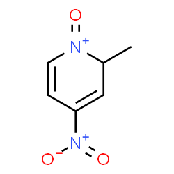 ChemSpider 2D Image | 2-Methyl-4-nitro-1-oxo-1,2-dihydropyridinium | C6H7N2O3
