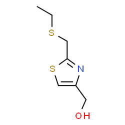 ChemSpider 2D Image | {2-[(Ethylsulfanyl)methyl]-1,3-thiazol-4-yl}methanol | C7H11NOS2