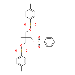 ChemSpider 2D Image | 1,3-Propanediol, 2-(hydroxymethyl)-2-methyl-, tris(4-methylbenzenesulfonate) | C26H30O9S3