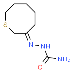 ChemSpider 2D Image | 3-thiocanone semicarbazone | C8H15N3OS