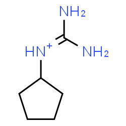 ChemSpider 2D Image | Diamino-N-cyclopentylmethaniminium | C6H14N3