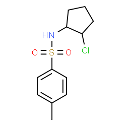 ChemSpider 2D Image | N-(2-Chlorocyclopentyl)-4-methylbenzenesulfonamide | C12H16ClNO2S