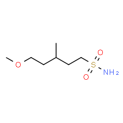 ChemSpider 2D Image | 5-Methoxy-3-methyl-1-pentanesulfonamide | C7H17NO3S