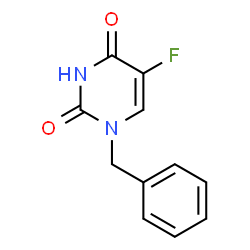ChemSpider 2D Image | 1-BENZYL-5-FLUOROURACIL | C11H9FN2O2