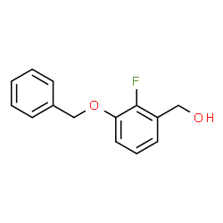ChemSpider 2D Image | Benzyl alcohol, 3-benzyloxy-2-fluoro- | C14H13FO2